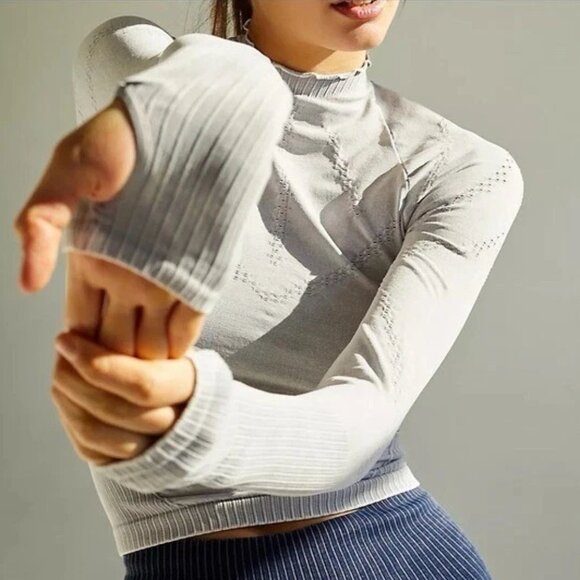 Good Karma High-Neck Layer Long Sleeve Top - Picture 2 of 6